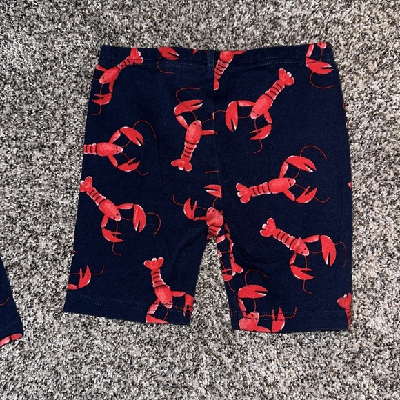 Carters Brand “Just One You” Blue & Red Lobster Pajamas Size 4T Great Condition - Picture 7 of 7